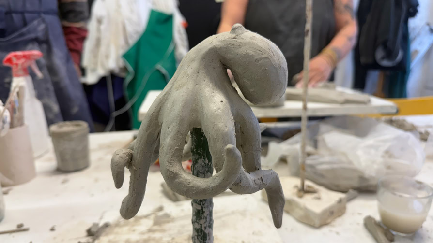 Sculpture d’Eric Picard, série Sur la mer — 76