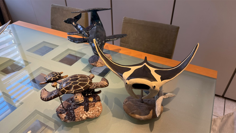 Sculpture d’Eric Picard, série Sur la mer — 41