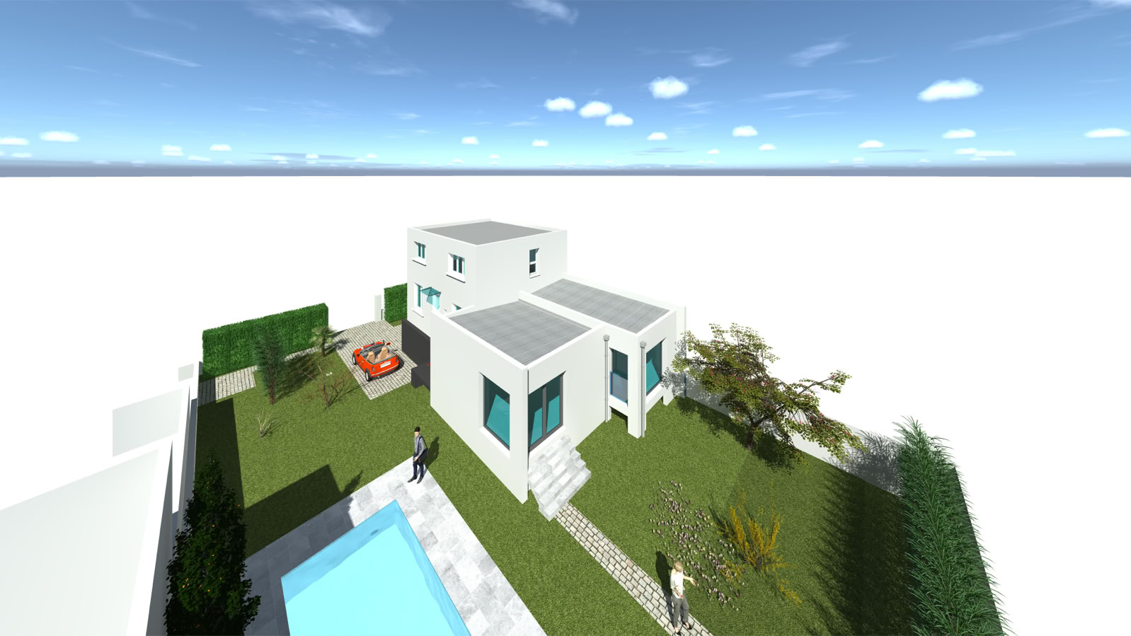 Extension contemporaine d’une maison — Oullins